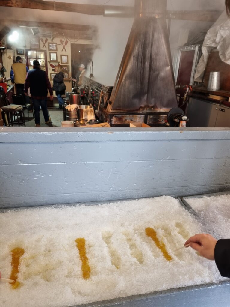 How to do a maple taffy