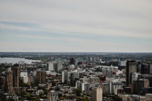 View of Montreal city