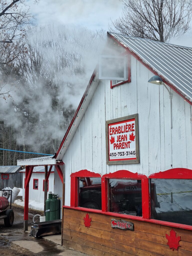 Sugar shack Jean Parent near Montreal