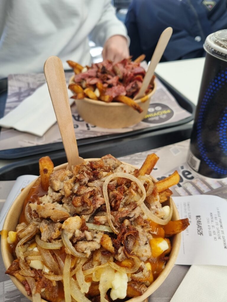 Poutine from La Belle Province restaurant in Montreal