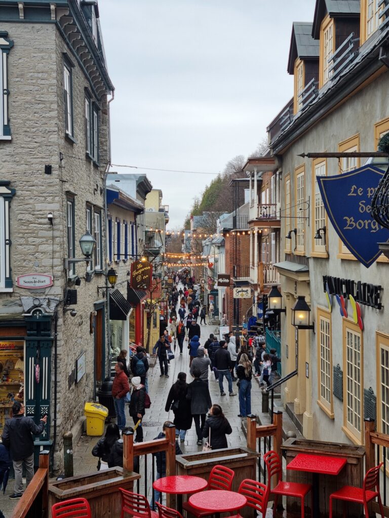 View of petit champlain street
