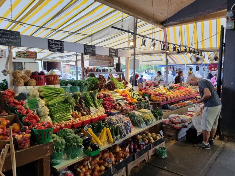 Vegetables at Atwater market in Montreal