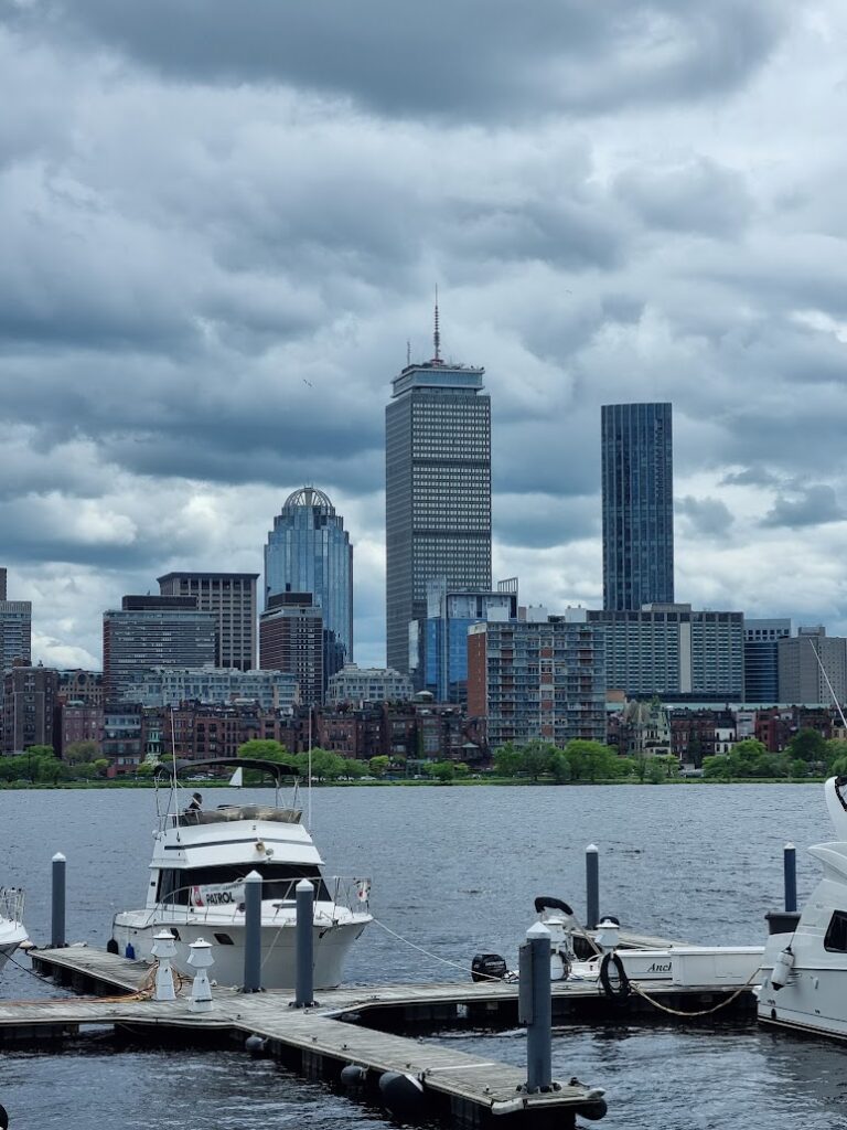 Boston's skyline from Charles River