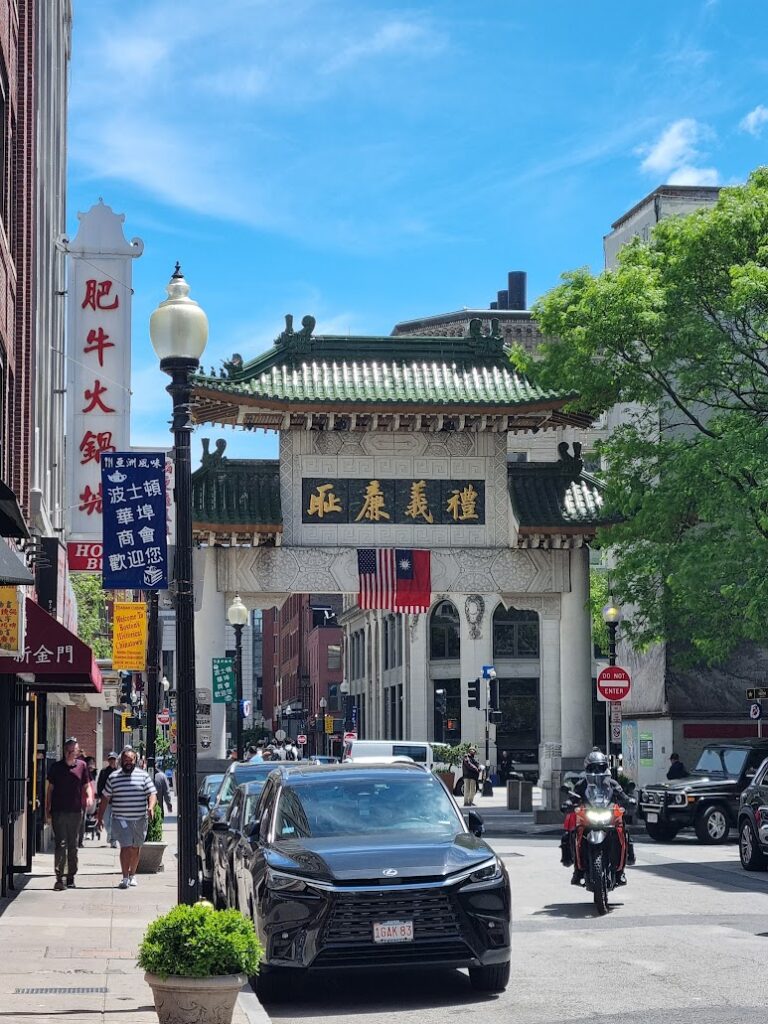 Boston chinatown's gate