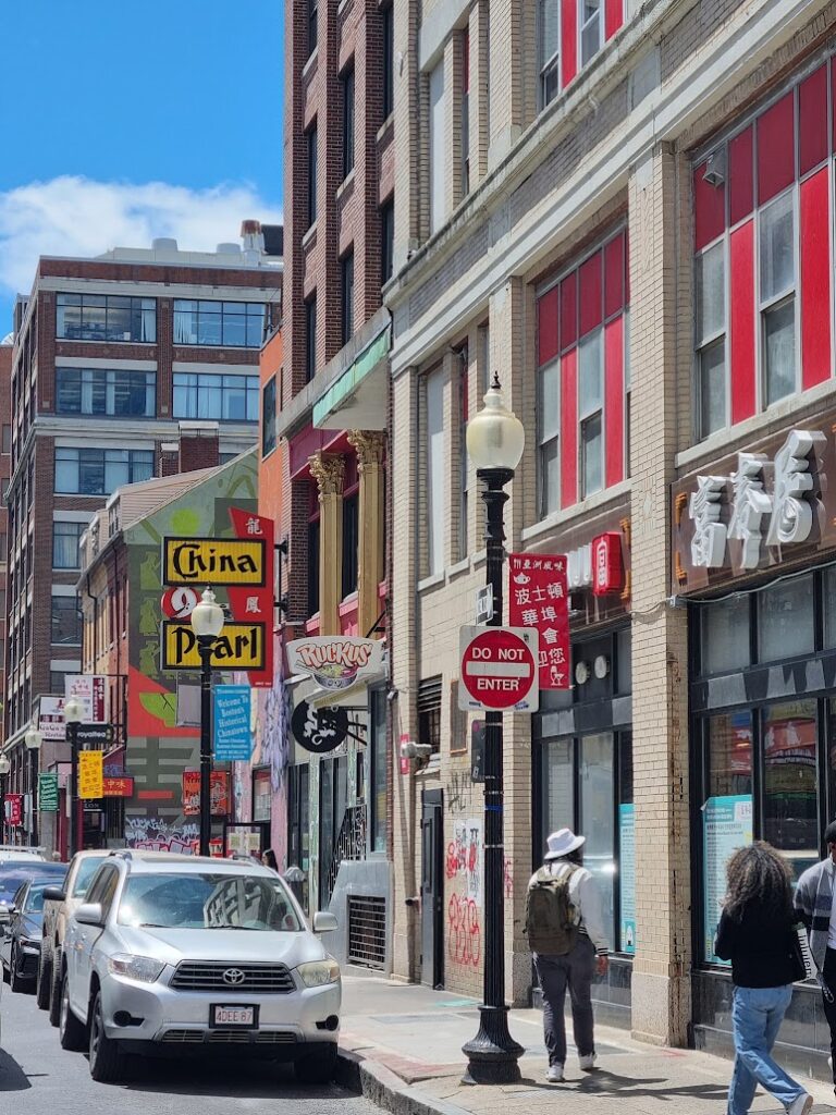 Boston Chinatown's street